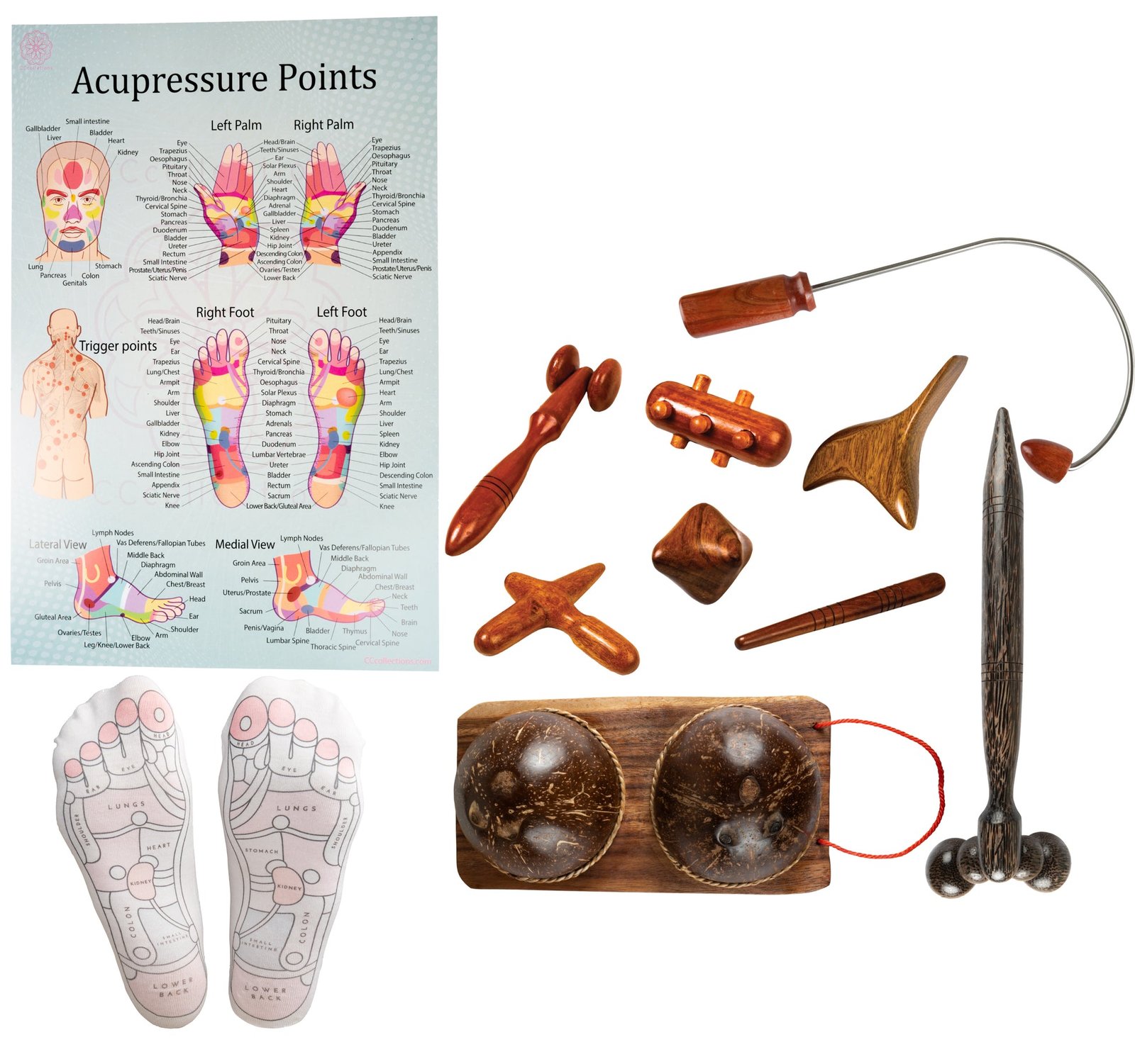 Wooden Foot Massage Tool