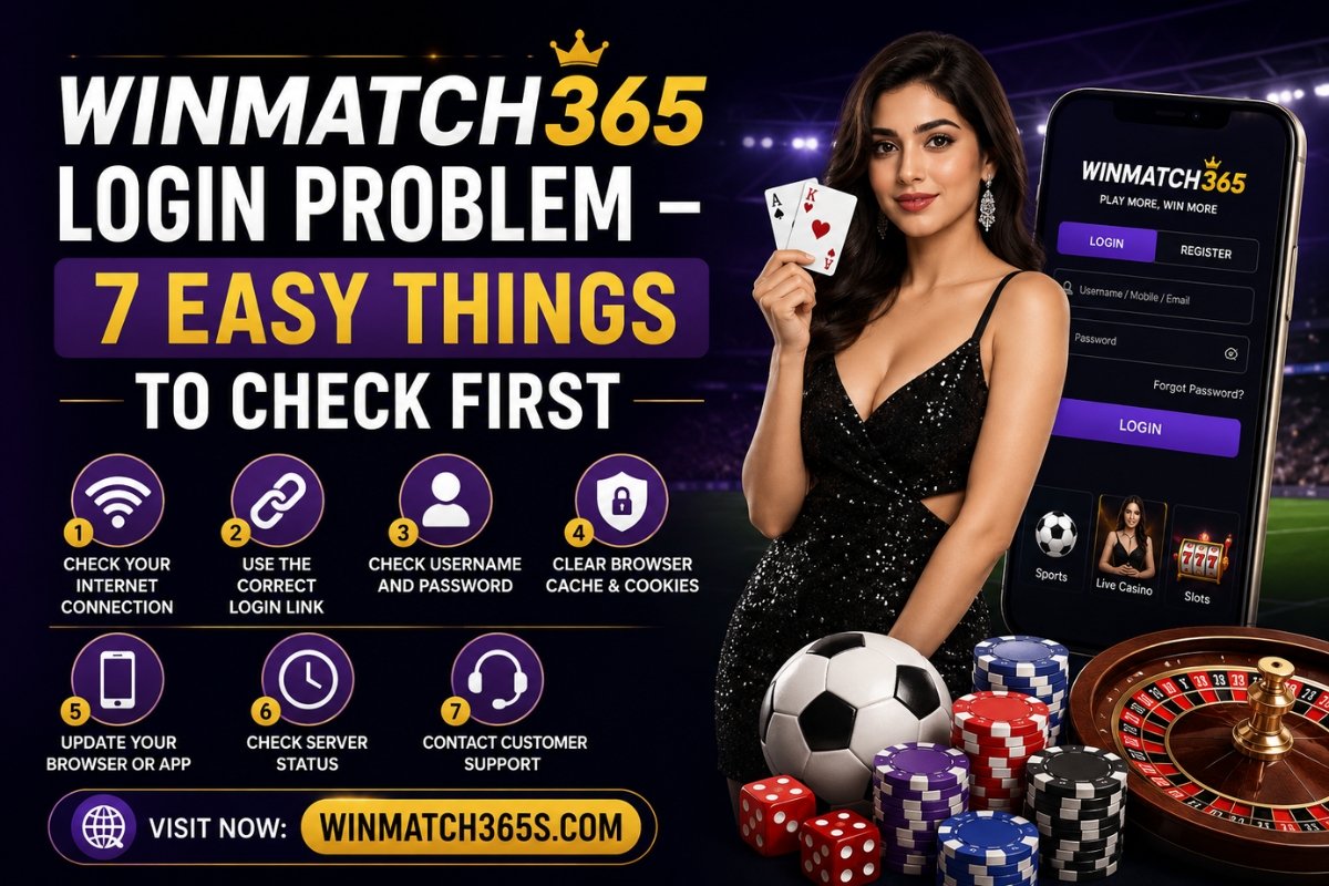 Winmatch365 login problem