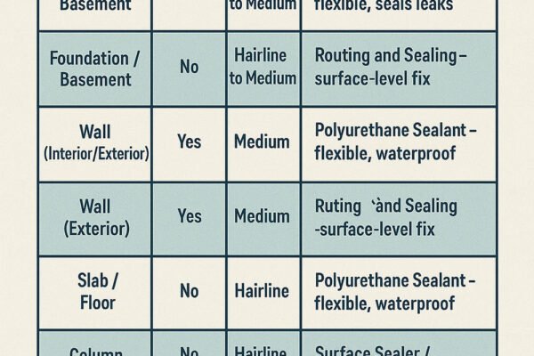 Foundation Crack Repair Guide