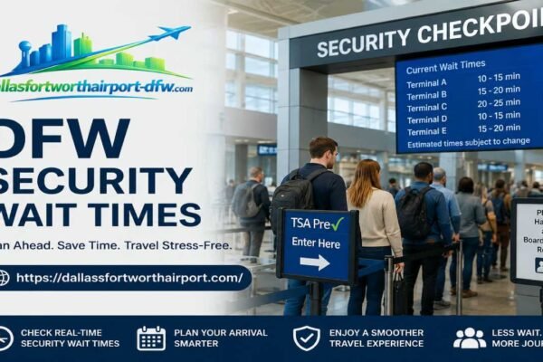 dfw security wait times