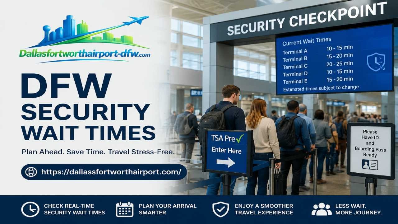 dfw security wait times