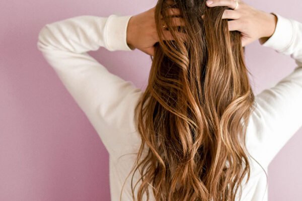 Nano ring hair extensions with discreet nano rings for natural-looking volume