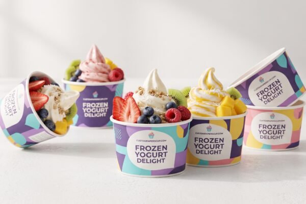 Custom Frozen Yogurt Cups
