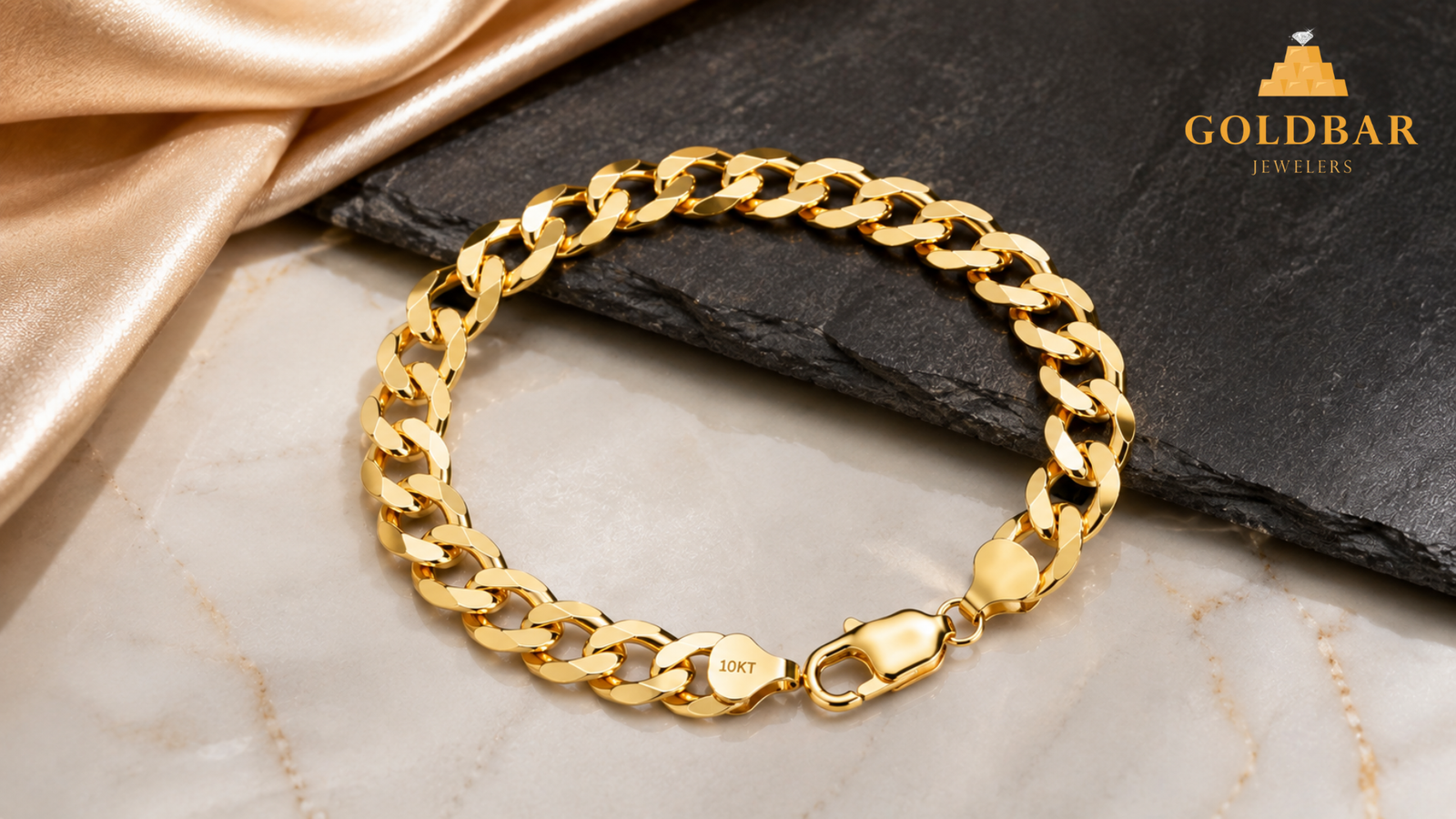 Buy 10k 14k Gold Bracelets in Texas USA-Gold Bar Jeweler