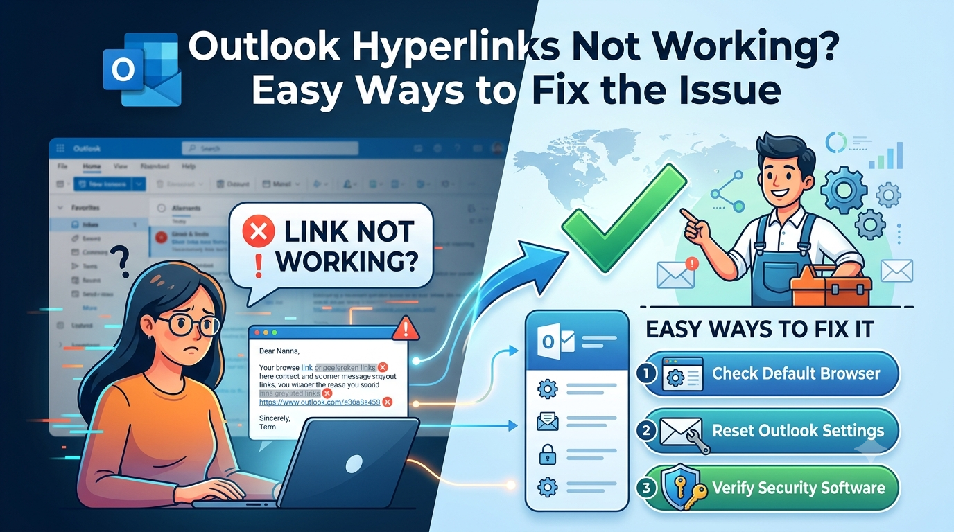Solve Hyperlinks are Not Working in Outlook
