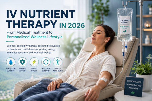 IV nutrient therapy title is featured on this image.
