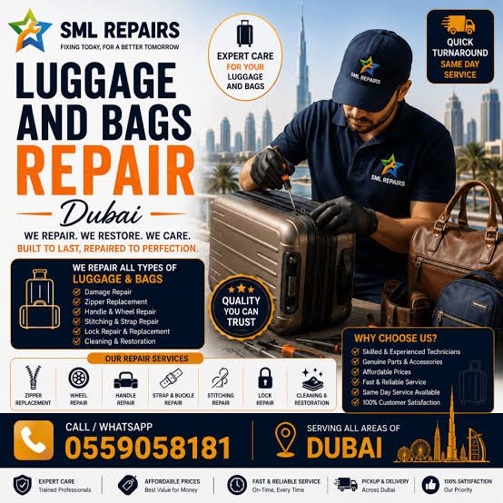 A damaged zipper can make a perfectly good suitcase difficult to use. Luggage zipper repair Dubai services can help fix common zipper problems without requiring you to replace the entire bag. This can be especially useful when the suitcase is expensive, comfortable, or still in good overall condition. A zipper may look like a small part of your luggage, but it protects everything inside. When it stops working correctly, even a short trip can become stressful. Understanding common zipper problems can help you decide when professional repair is the better option. Why Suitcase Zippers Stop Working Suitcase zippers experience repeated pressure during every trip. They are opened and closed while packing, unpacking, checking luggage, and accessing belongings. Over time, the zipper slider may become loose or difficult to move. The teeth may become misaligned, or the fabric around the zipper can start to wear. Overpacking is another common cause. When too many items are placed inside a suitcase, the zipper has to work against additional pressure. This can eventually cause the zipper to separate or become damaged. Rough handling during travel can also affect the zipper track and surrounding material. Signs Your Zipper Needs Repair Some zipper problems are obvious, while others start as small warning signs. If the zipper repeatedly gets stuck in the same area, something may be wrong with the slider or track. If the zipper closes but immediately separates behind the slider, the mechanism may no longer be gripping the teeth correctly. You may also notice missing teeth, loose stitching, or fabric damage near the zipper. Do not wait until the zipper completely fails. A small problem can become more difficult to repair if you continue forcing it. Do Not Force a Stuck Zipper One of the most common mistakes is pulling harder when a zipper gets stuck. Excessive force can damage the slider, bend the teeth, or tear the fabric around the zipper. What started as a minor problem can then require a more complicated repair. Instead, stop and inspect the area carefully. Check whether clothing, lining, or another object is caught in the zipper. If the zipper remains difficult to operate after removing any obstruction, professional inspection is a safer option. Overpacking Can Damage Your Zipper Your suitcase may have plenty of storage space, but filling every section completely can put unnecessary pressure on the zipper. When the bag is overfilled, the two sides of the zipper are pushed apart. This makes it harder for the slider to keep the teeth connected. Try to leave a little room inside the suitcase. Distribute heavier items instead of placing most of the weight in one area. This simple habit can reduce pressure on the zipper and other suitcase components. When Should You Consider Professional Repair? A professional repair may be worthwhile when the suitcase itself is still in good condition. For example, if the shell, wheels, handle, and interior are working properly but the zipper has failed, replacing the entire suitcase may not make financial sense. Professional luggage repair services can assess the zipper and surrounding area to determine whether the problem can be repaired or whether a component needs replacement. An inspection can also reveal hidden damage that may not be visible during a quick check at home. Different Types of Zipper Problems Not every zipper failure requires the same solution. A loose slider may sometimes be the main problem. In other cases, the zipper teeth may be damaged or missing. The zipper tape can also become detached from the suitcase fabric. If this happens, repairing only the slider will not solve the underlying issue. There can also be problems with the zipper pull itself. A broken pull may make an otherwise functional zipper difficult to operate. Identifying the exact cause is important because the repair should address the damaged component rather than simply treating the visible symptom. Branded Suitcases Need Careful Handling Many travelers prefer to keep branded luggage because they are familiar with its design and storage system. For example, people searching for Samsonite repair Dubai may have a suitcase that is still in excellent condition apart from one damaged component. Replacing a zipper or repairing its mechanism can sometimes be more practical than replacing the entire bag. If you own branded luggage, provide the repair service with the brand and model information when possible. This can help them understand the suitcase construction and identify the appropriate repair approach. Check Your Zipper Before Every Trip A quick inspection before traveling can prevent many problems. Open and close the zipper several times. It should move smoothly without catching or separating. Check the zipper teeth for missing or damaged sections. Look at the surrounding stitching and make sure the fabric has not started pulling away from the suitcase. Also inspect the zipper pull. If it feels loose, damaged, or difficult to grip, deal with the issue before packing. It is much easier to arrange luggage zipper repair Dubai before a trip than to discover a zipper failure at the airport. What to Do After a Zipper Repair Once your suitcase has been repaired, test it before using it for travel. Pack a few lightweight items and close the zipper. Open it again and repeat the process several times. Do not immediately test the repair with an overloaded suitcase. Start with a light load and make sure the zipper operates smoothly. You should also avoid pulling the zipper aggressively. Smooth, controlled movement can help reduce unnecessary wear. Professional Help Is Useful for Other Home Tasks Too Some household jobs can also be difficult when the right tools or experience are not available. For families setting up outdoor equipment, a trampoline assembly service can help make the installation process easier and more efficient. The same idea applies to luggage repairs. Getting help with a specific technical problem can prevent unnecessary damage and save time. Final Thoughts A broken suitcase zipper does not always mean it is time to buy new luggage. If the rest of the suitcase is in good condition, repairing the zipper can be a practical solution. Avoid forcing stuck zippers, do not overpack your bag, and inspect the zipper before every major journey. These simple habits can reduce damage and help your suitcase remain reliable. When the problem is more serious, professional repair can identify the damaged component and provide a suitable solution. Taking care of a zipper early can save you from dealing with a much bigger luggage proble