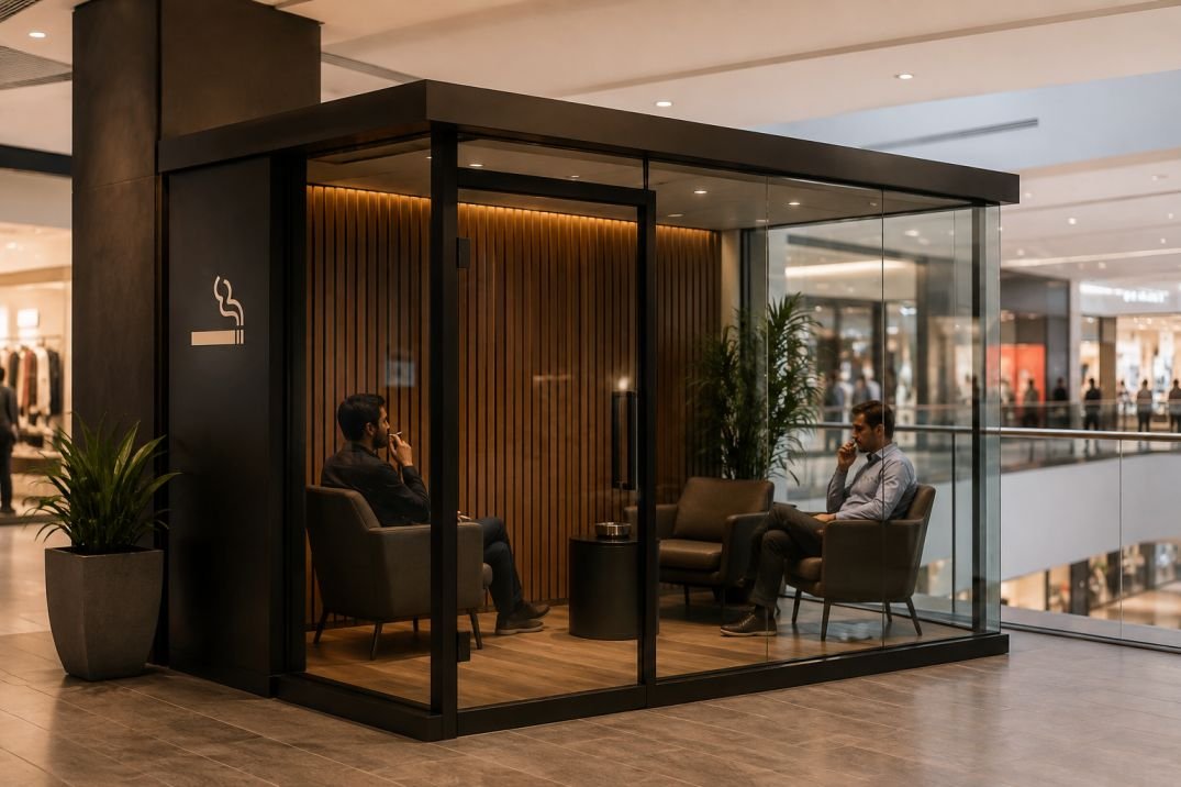 Smoking Lounges for Shopping Malls