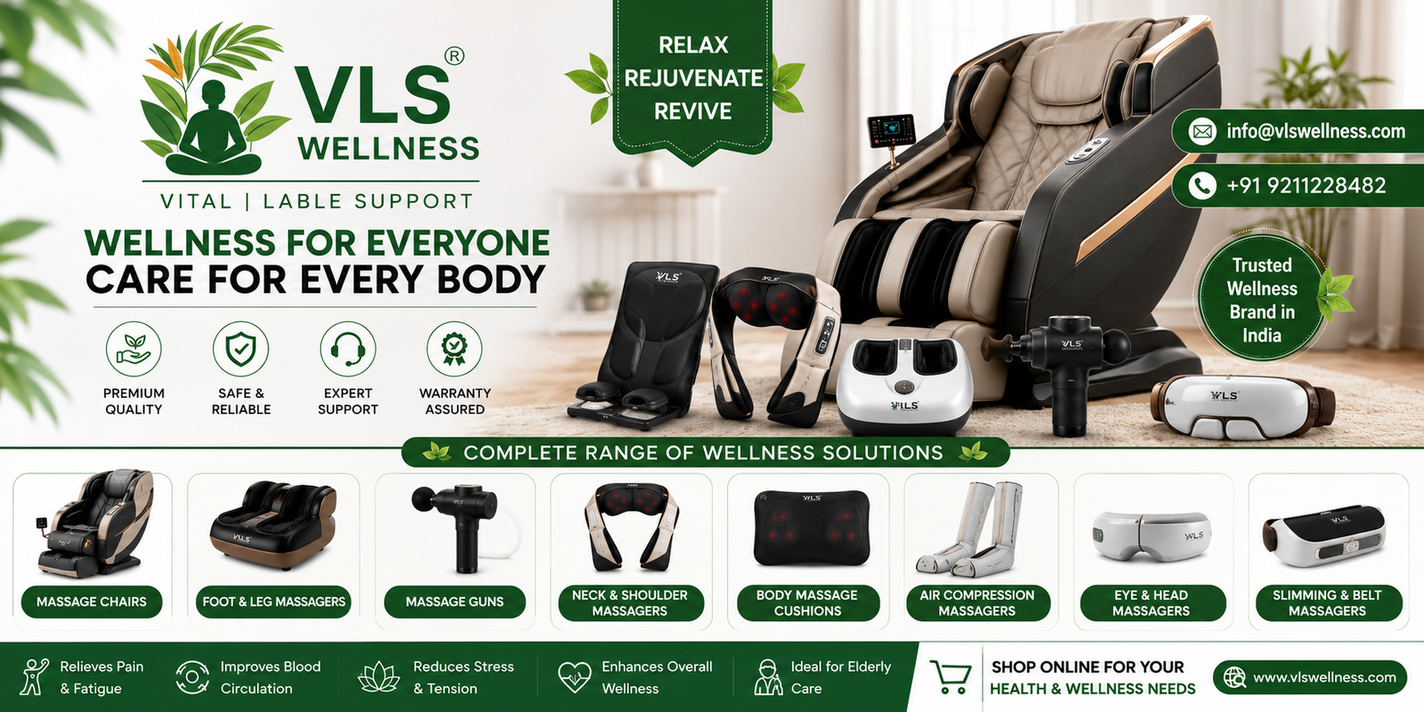 Leg and Thigh Massage Machine, Leg and Foot Massager Machine Online in India