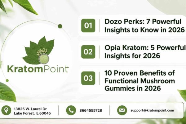 dozo perks opia kratom functional mushroom
