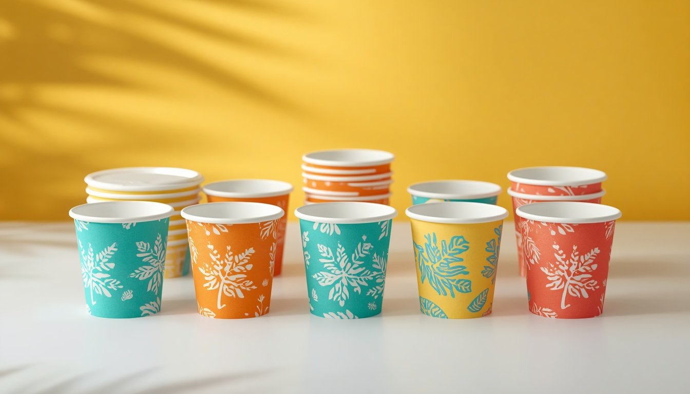 small paper cups