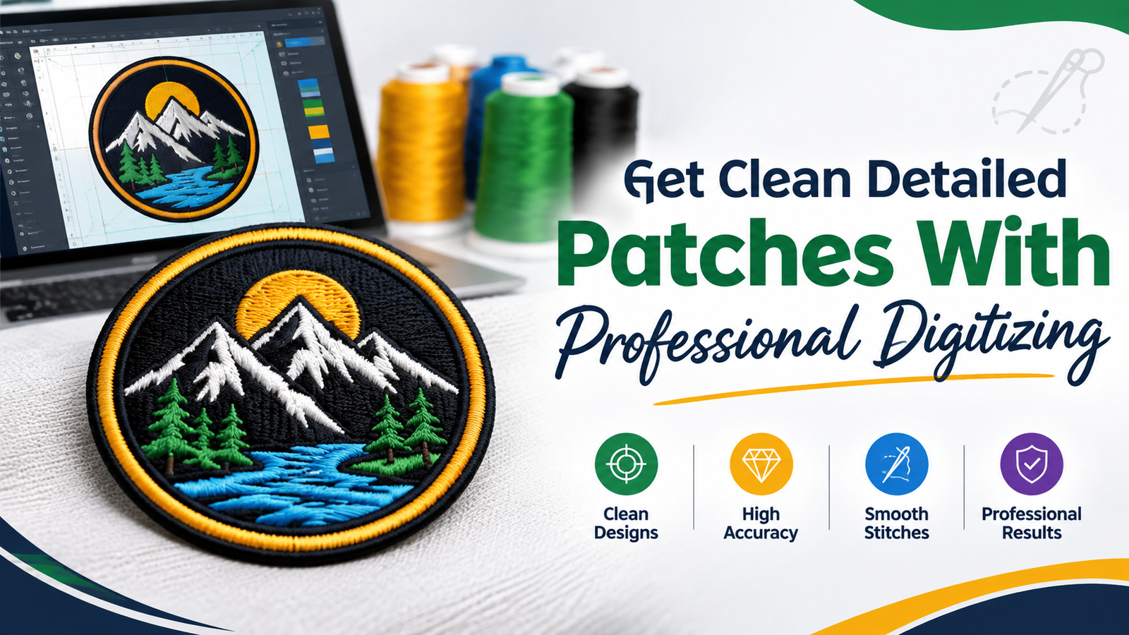 Patch Digitizing Services for Professional Patch Production