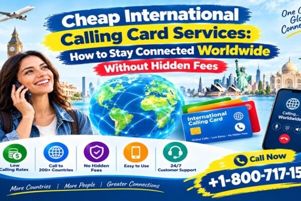 Cheap International Calling Card Services: How to Stay Connected Worldwide Without Hidden Fees