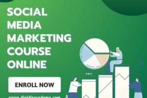 Social Media Marketing course online covering social media strategy, content creation, audience engagement, and campaign management.