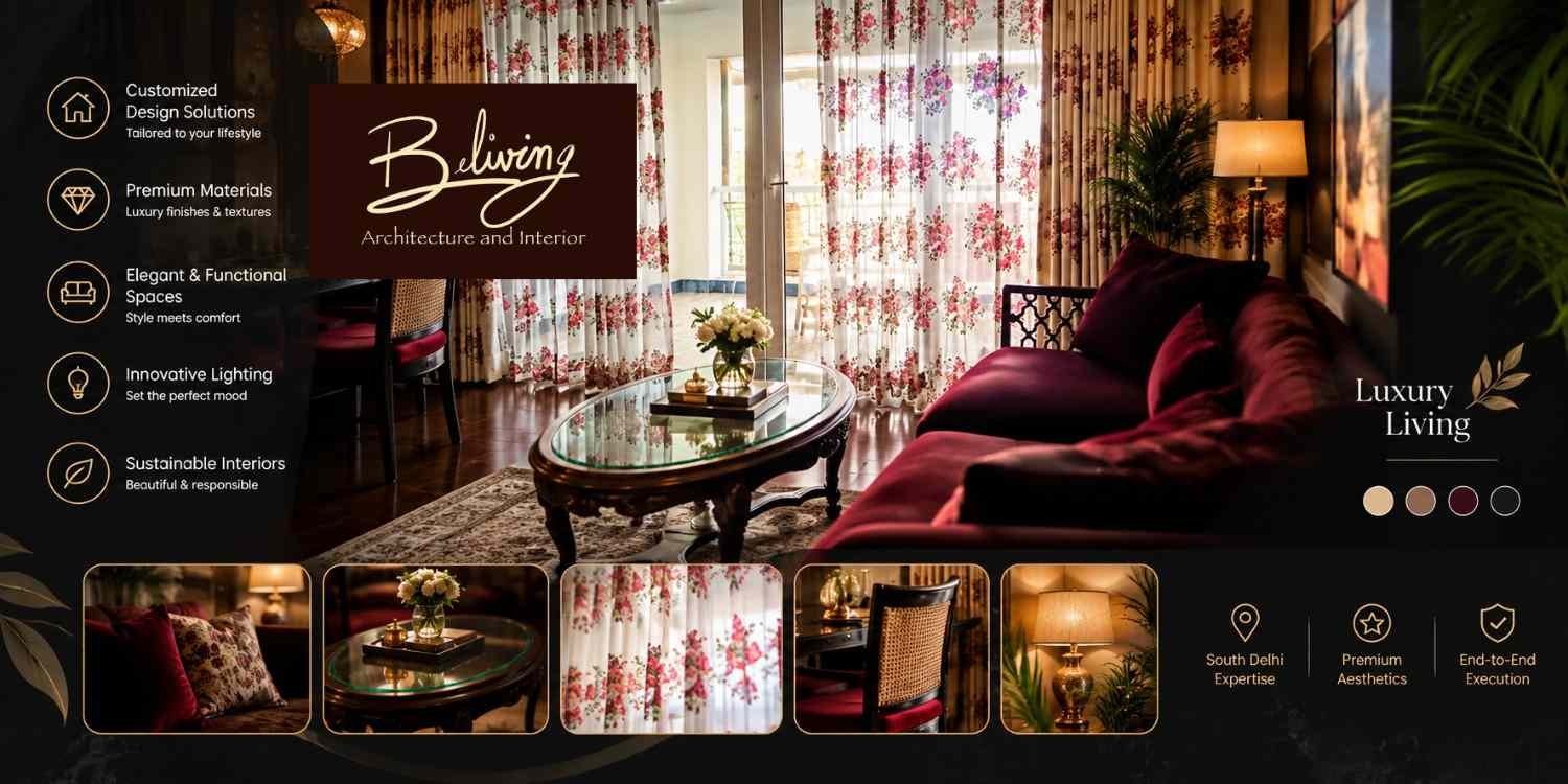 Interior Designers in South Delhi for Luxury Homes