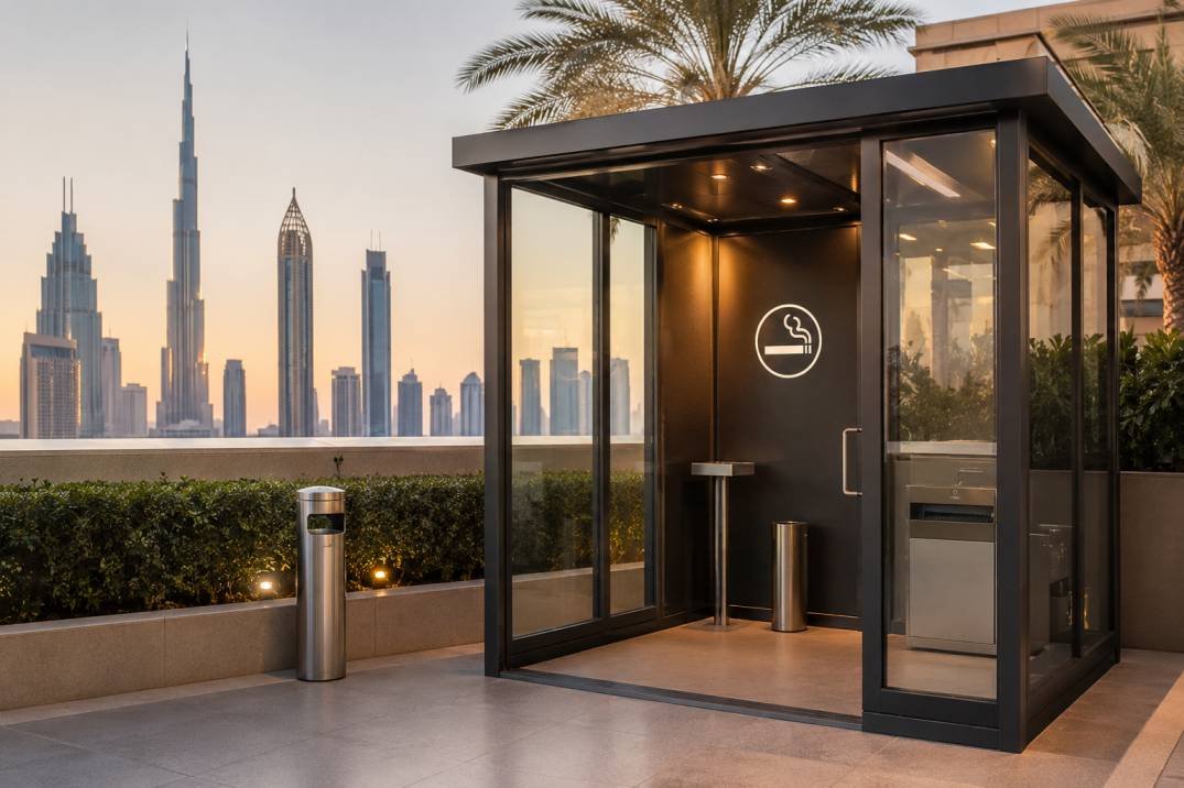 Setting Up an Outdoor Smoking Zone in the UAE