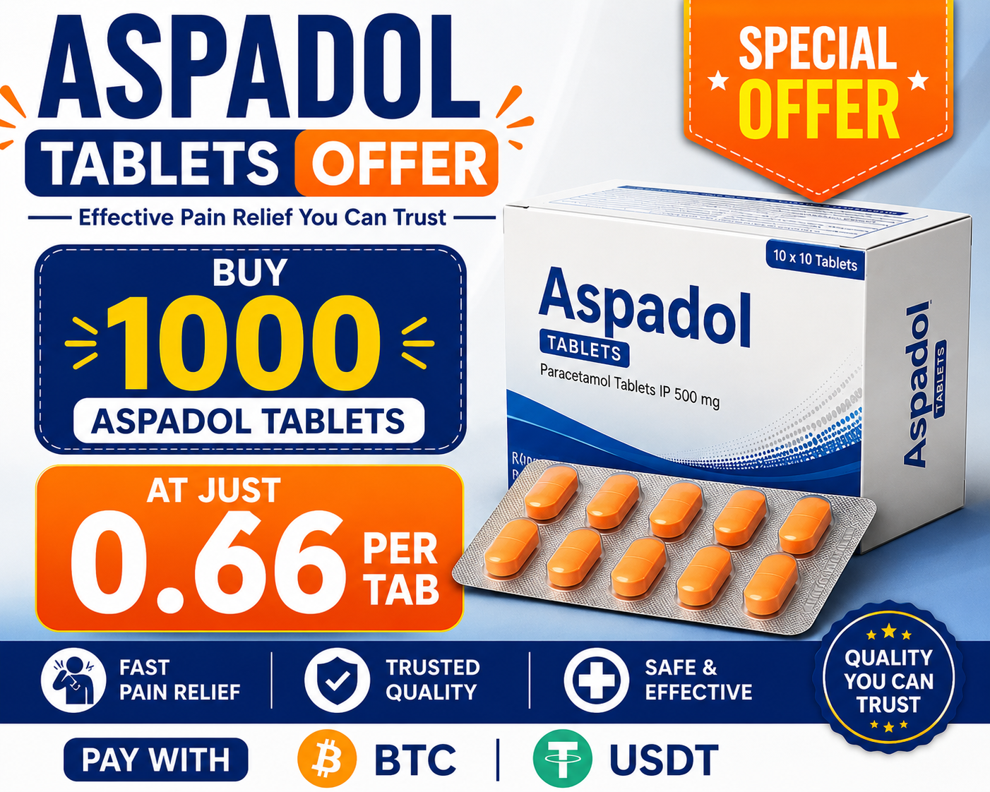Buy Aspadol with BTC