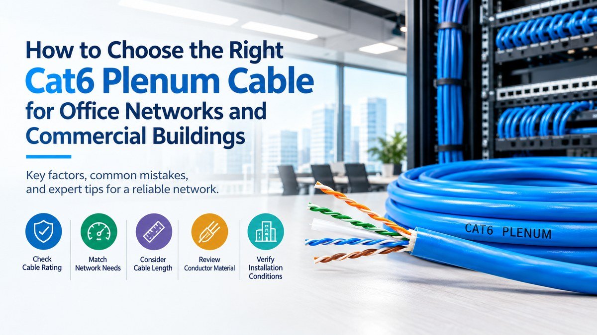 hoosing the Right Cat6 Plenum Cable