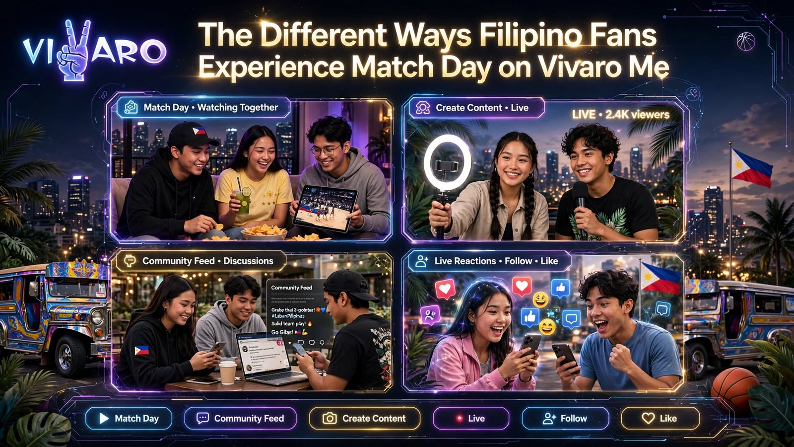 The Different Ways Filipino Fans Experience Match Day on Vivaro Me