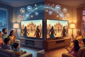 Can I Watch the Same Show at the Same Time as Relatives in India?