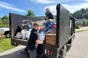 Residential junk removal services
