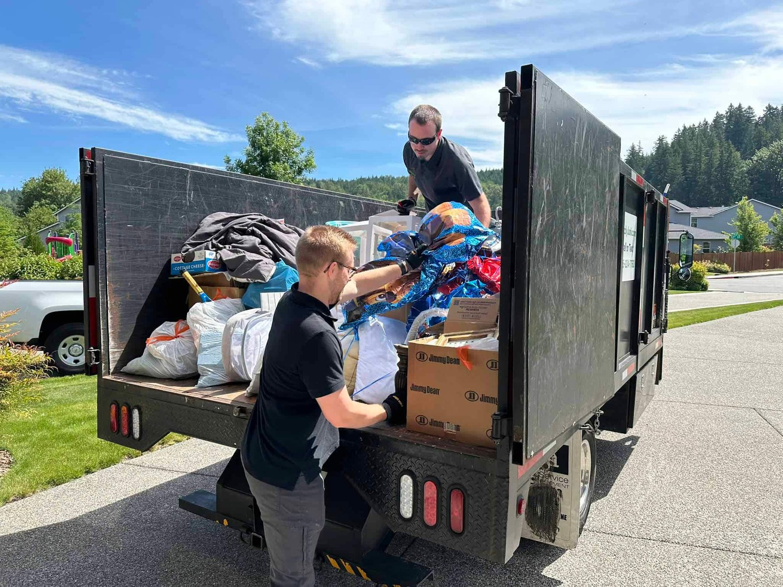 Residential junk removal services